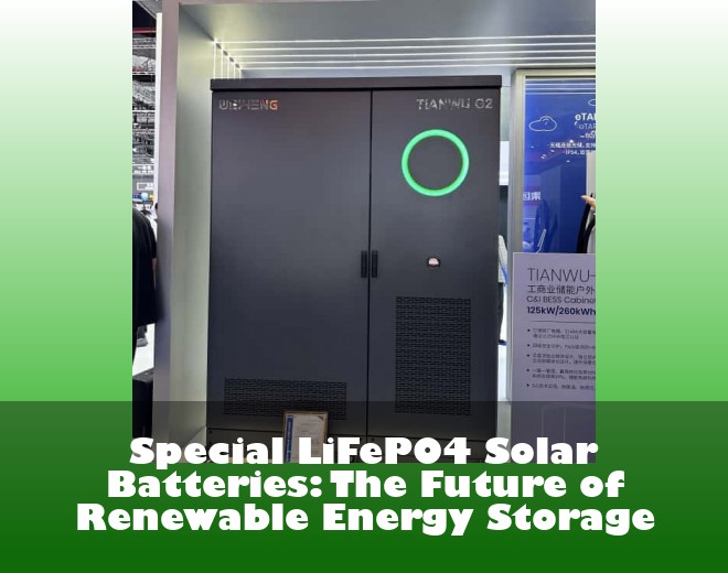 Special LiFePO4 Solar Batteries: The Future of Renewable Energy Storage